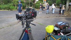 いろいろ撮影できる学校スタジオ・撮影・カメラ・ソニーＦＳ7・連続ドラマ