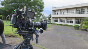 いろいろ撮影できる学校スタジオ・撮影・カメラ・ソニーＦＳ7・連続ドラマ