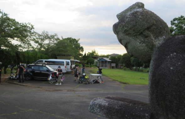 二宮金次郎なめの撮影風景・いろいろ撮影できる学校スタジオ・アトリエミカミ