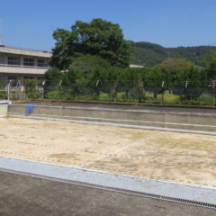 いろいろ撮影できる学校スタジオ・プール・清掃・高圧洗浄機・水抜き清掃