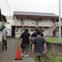 昭和でレトロなアパートスタジオにメインロケハン・東映撮影所のみなさん