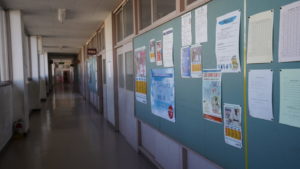 学校スタジオ　教室廊下　撮影レンタルスタジオ