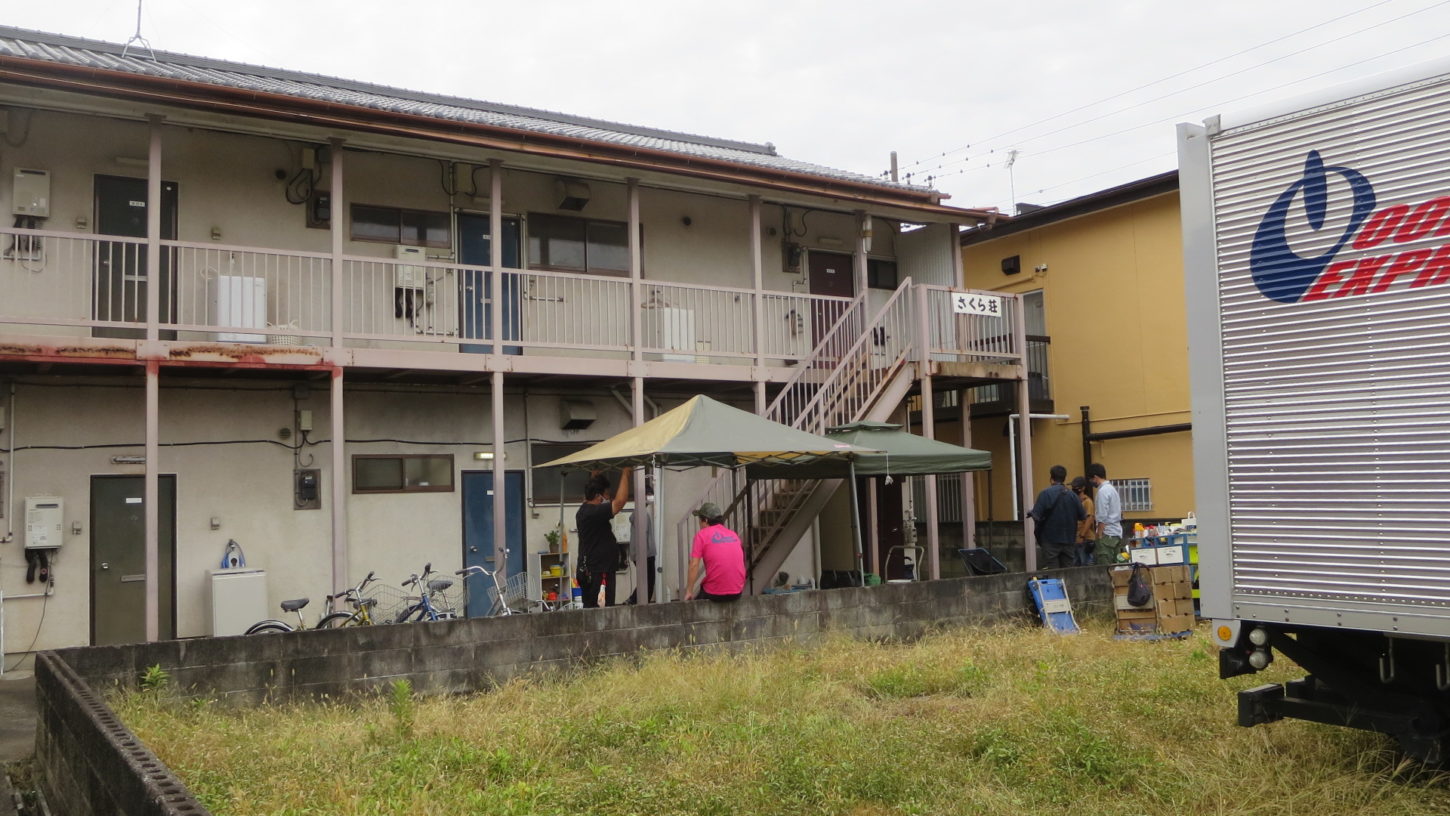 ドラマ撮影現場・昭和でレトロなアパートスタジオ・ロケ弁・常総市水海道森下町・アトリエミカミのハウススタジオ