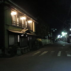 登録有形文化財橋本旅館スタジオ・新宿道り・街灯・ロケハン・真壁町・桜川市・アトリエミカミのハウススタジオ・撮影・