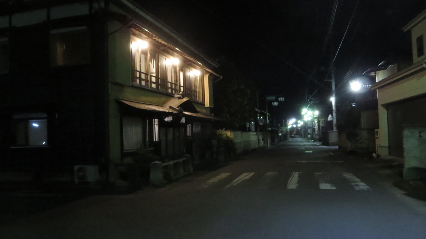 登録有形文化財橋本旅館スタジオ・新宿道り・街灯・ロケハン・真壁町・桜川市・アトリエミカミのハウススタジオ・撮影・