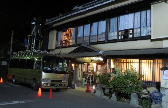 登録有形文化財橋本旅館スタジオ・撮影現場・