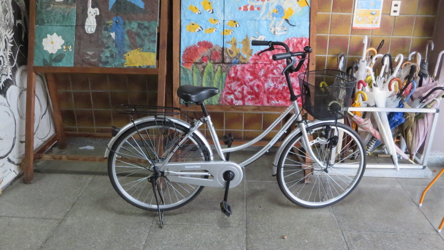 いろいろ撮影できる学校スタジオ・自転車貸し出し・撮影シーン・撮影用・小道具・