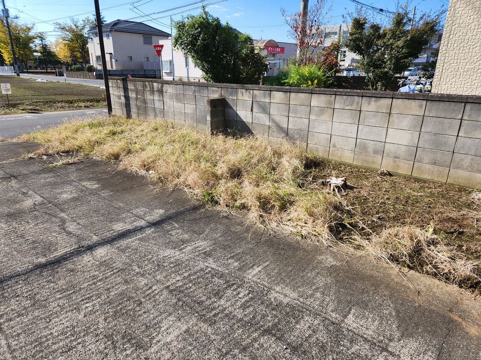 元ビジネスホテルスタジオ・大型戸建スタジオ・雑草駆除