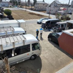 駐車場・アパートスタジオ駐車場・アパートスタジオ・アパート・撮影専用・改造・撮影用電源・撮影専用物件・パネル壁・メインロケハン・オールスタッフロケハン・連続ドラマ・映画撮影・アトリエミカミ管理運営・撮影場所・ハウススタジオ・昭和でレトロなアパートスタジオ・撮影専用物件・出入り階段も俯瞰で撮影・ドラマ・映画・再現ドラマ・撮影ポイント・ロケ地・ロケ場所・常総市・水海道・東京近郊・東京駅から50分・駅歩5分
