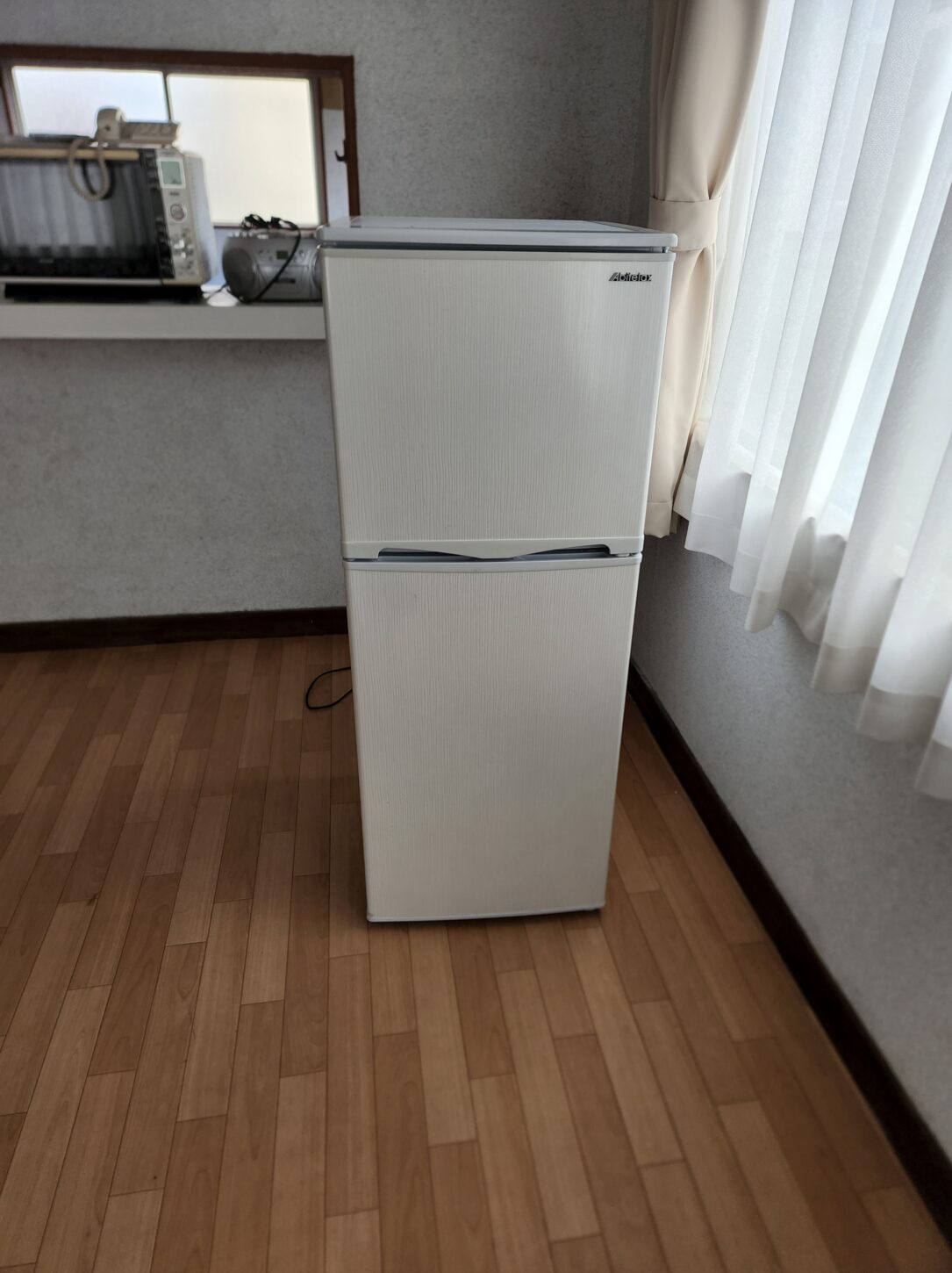 アトリエミカミのアパートスタジオには撮影専用冷蔵庫があります