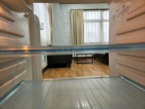 アトリエミカミのアパートスタジオには撮影専用冷蔵庫があります