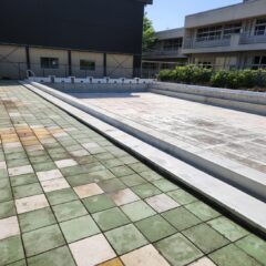行田学校スタジオ・プールサイド・メンテナンス・高圧洗浄・清掃・北河原高等学校・高校スタジオ・東京近郊