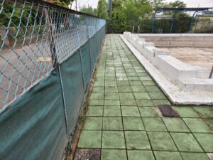 行田学校スタジオ・プールサイド・メンテナンス・高圧洗浄・清掃・北河原高等学校・高校スタジオ・東京近郊
