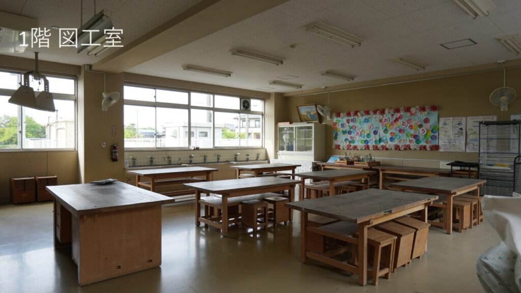 学校 校舎 撮影貸出し　図工室　美術室