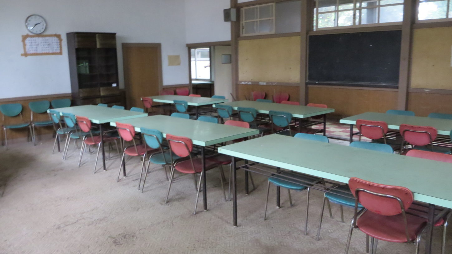 常総市・木造・学校・給食・食堂・1970年代