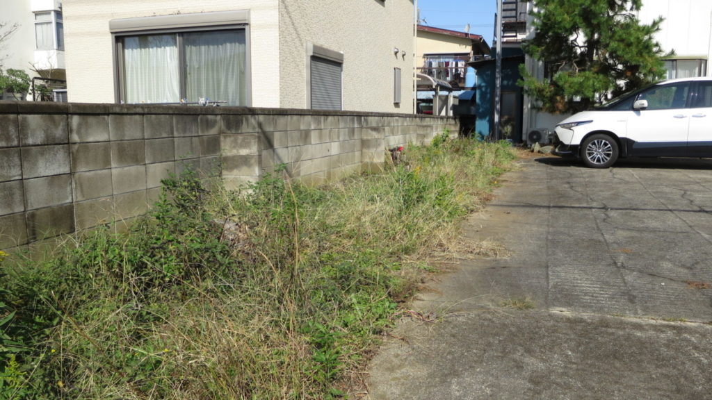 元ビジネスホテルスタジオ・戸建スタジオ・水海道・常総市・草刈り