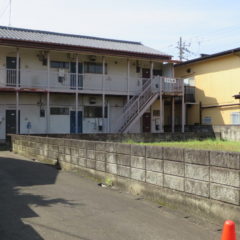アトリエミカミのハウススタジオ・昭和でレトロなアパートスタジオ・北側外観