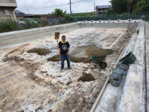 行田学校スタジオ・プール・メンテナンス・汚泥・清掃・北河原高等学校・高校スタジオ・東京近郊