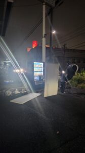 自動車整備工場・ロケーションコーデネート物件・撮影場所・自動販売機隠し・ロケ弁・のり弁・アトリエミカミ物件