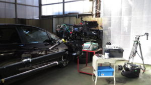 ロケ場所・自動車整備工場・撮影場所・ロケーションコーデネート・アトリエミカミ管理・整備士・