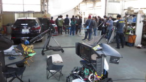 ロケ場所・自動車整備工場・撮影場所・ロケーションコーデネート・アトリエミカミ管理・整備士・